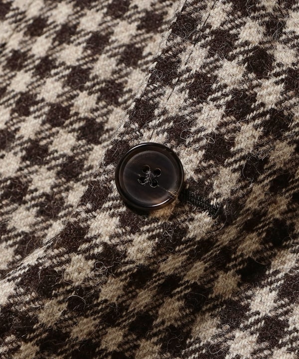 【別注】SARTORIA TRAMONTO / ウール シェパードチェック ツイード ジャケット