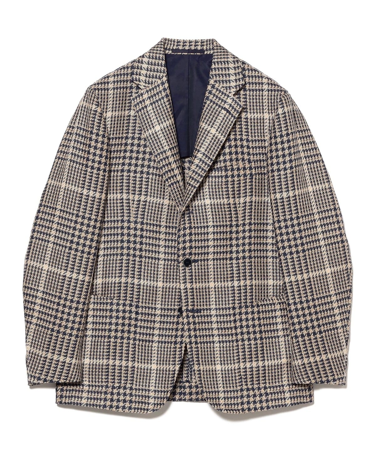 【試着のみ】STILE LATINO BEAMS別注FAUSTO グレンプレイド BEAMS F（ビームスF）Stile Latino / FAUSTO ミックスファブリック