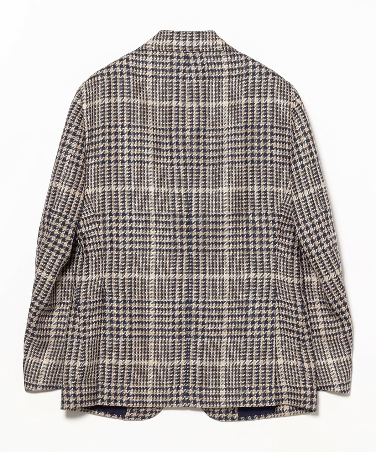 美品 BEAMS F テーラードジャケット 46 イタリア製 シルク混 BEAMS F（ビームスF）Stile Latino / FAUSTO ミックスファブリック