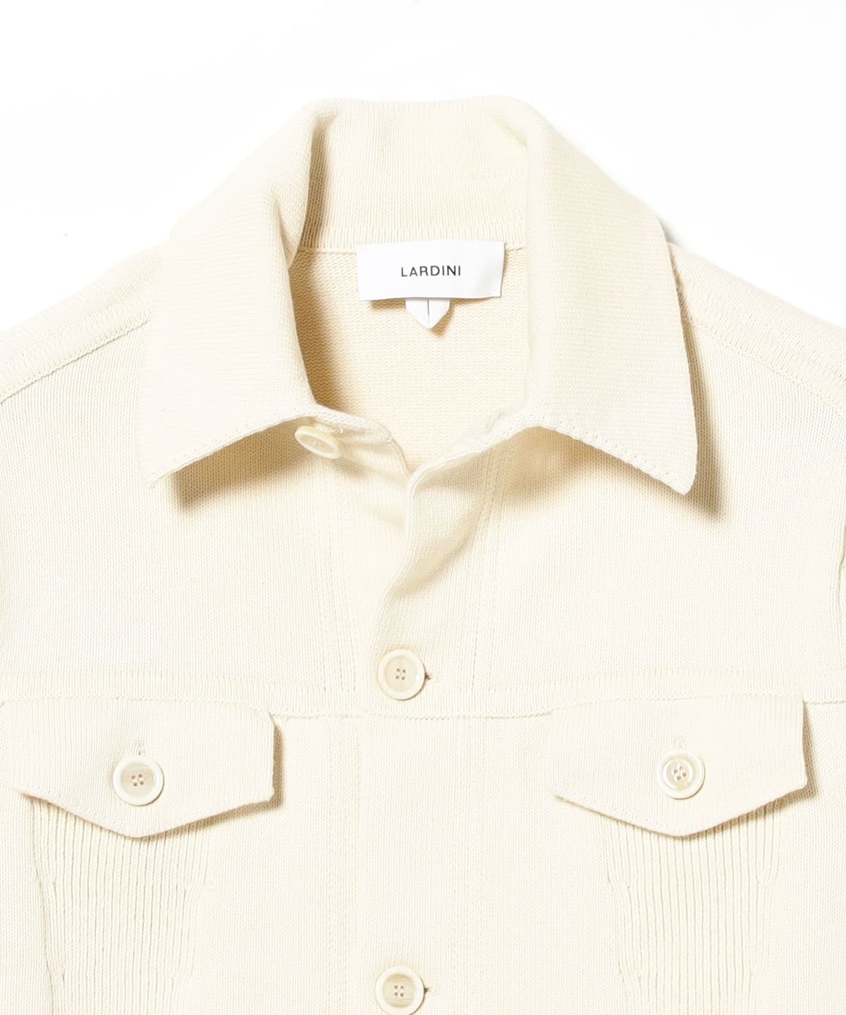 BEAMS F（ビームスF）LARDINI / コットン 3rdタイプ ニット ブルゾン