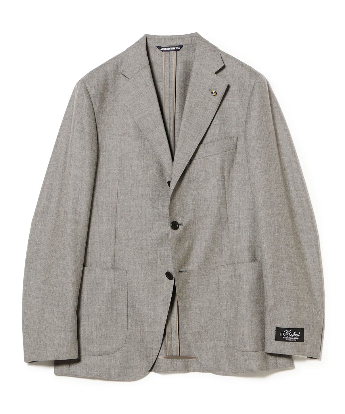 BEAMS F（ビームスF）【別注】Belvest / JACKET IN THE BOX カシミヤ