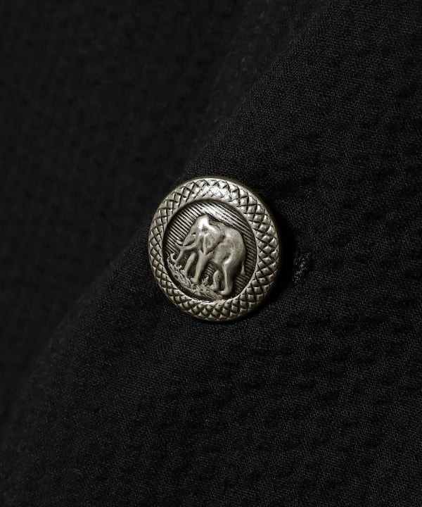 [Special order] Chato Lufsen / EASY BORESTIER Cotton Seersucker Stand Collar Jacket