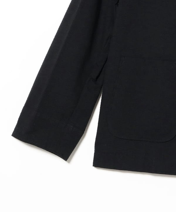 [Special order] Chato Lufsen / EASY BORESTIER Cotton Seersucker Stand Collar Jacket