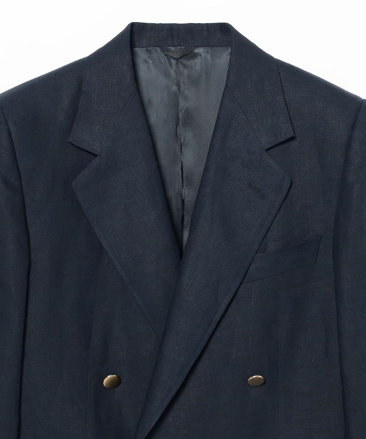 ジャケット・アウター BEAMS F COMERO DOUBLE-BREASTED JACKET BEAMS F (BEAMS F) [Special order] HUSBANDS / PALMAR Linen Double