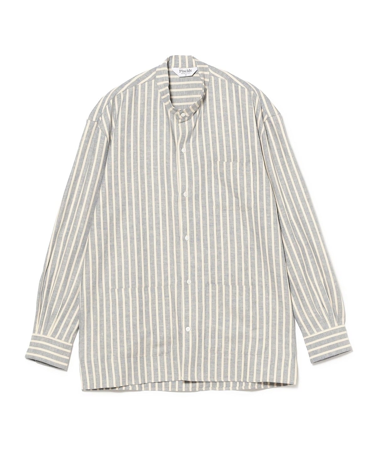 BEAMS F（ビームスF）【別注】Placide / リネンコットン ストライプ
