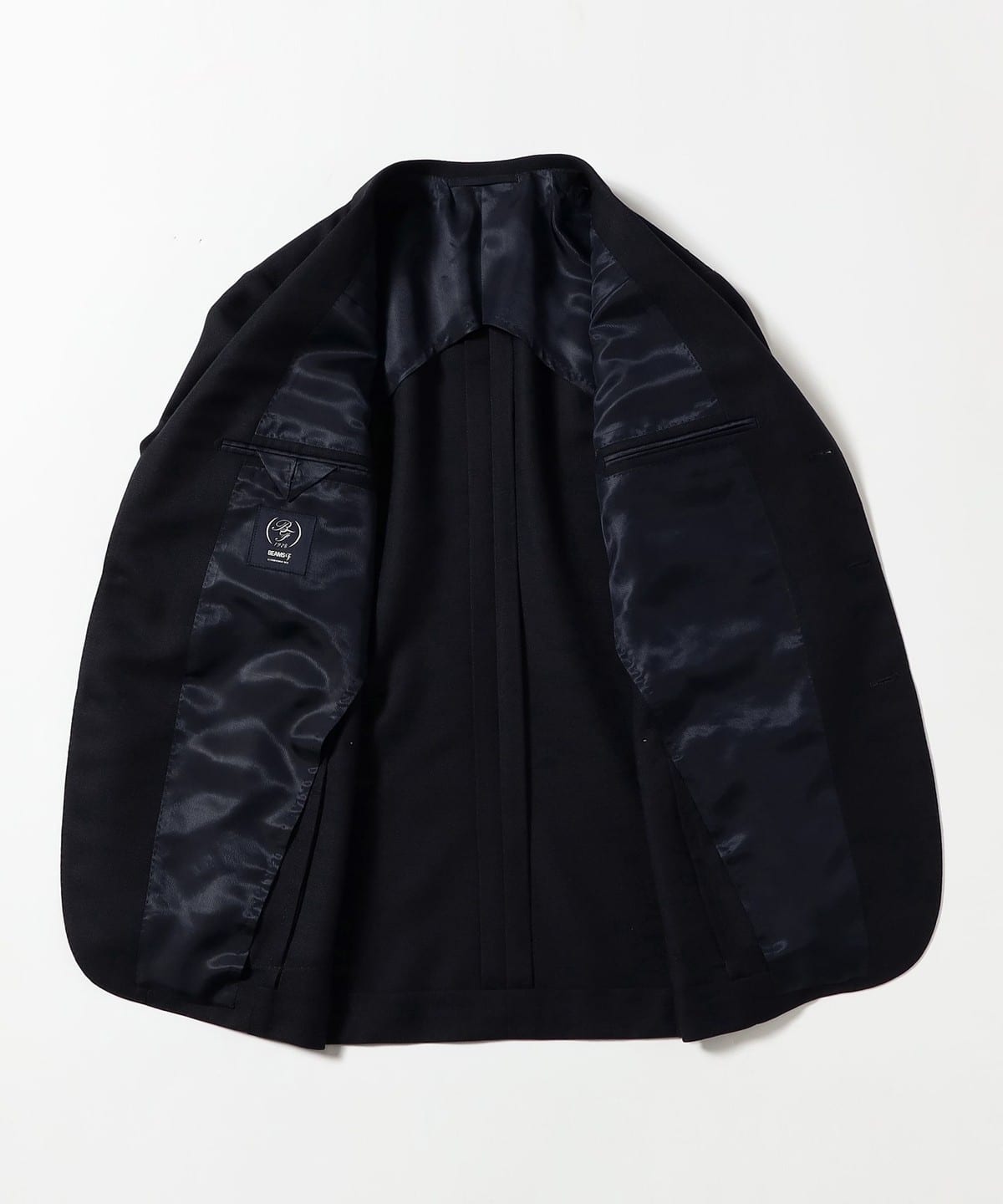 BEAMS F（ビームスF）BEAMS F EXCLUSIVE FABRIC ウール ネイビーホップ