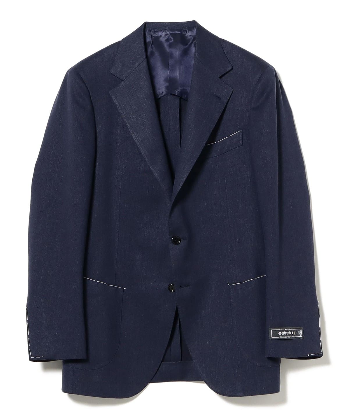 BEAMS F（ビームスF）TRABALDO TOGNA ウールリネン ネイビー
