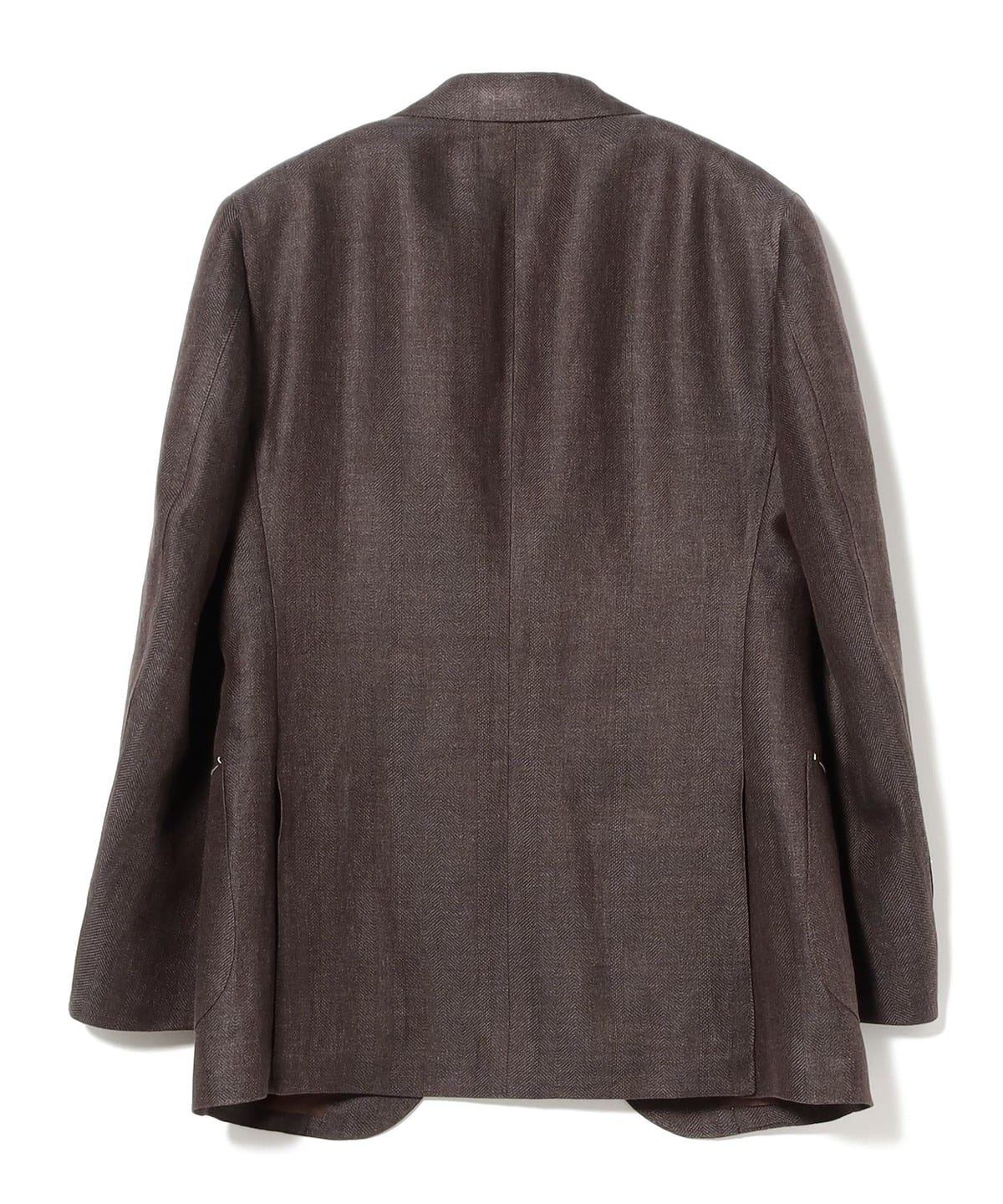 【超美品】ビームスF ウールジャケット ダークブラウンサイズ48 NEW DISPLAY ＜BEAMS F＞BROWN HERRINGBONE JACKT｜ビームス ハウス