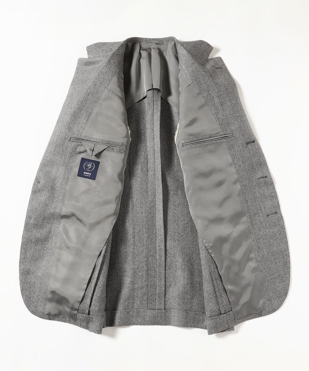 春夏 BEAMS F MARLING&EVANS ジャケット 50 BEAMS F（ビームスF）MARLING & EVANS グレンチェック オーバーペーン