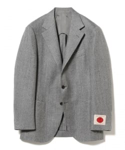 MARLING & EVANS ウールリネン ヘリンボーン ジャケット