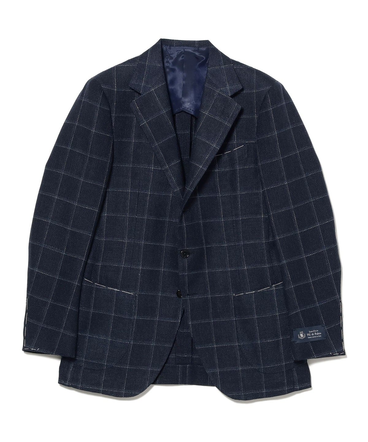 BEAMS F（ビームスF）FABIO ウールリネン ウインドウペーン ジャケット