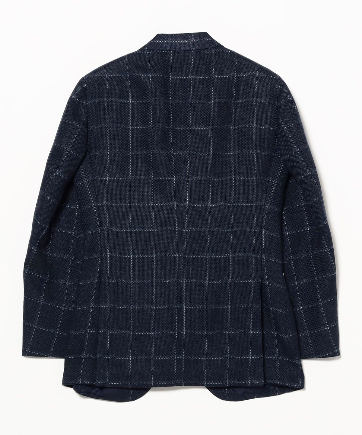 BEAMS F /リネンウール ウインドウペーン ジャケット BEAMS F（ビームスF）FABIO ウールリネン ウインドウペーン ジャケット