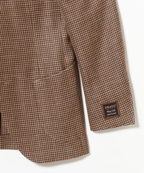 BEAMS F（ビームスF）DRAGO ミックスファブリック ハウンドトゥース