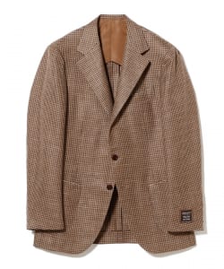 DRAGO ミックスファブリック ハウンドトゥース ジャケット