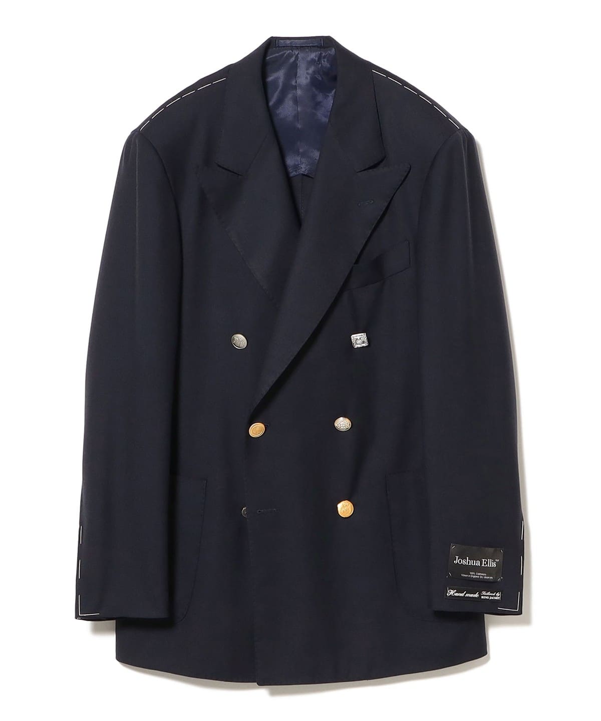 BEAMS F（ビームスF）HANDMADE Joshua Ellis カシミヤ ダブルブレスト