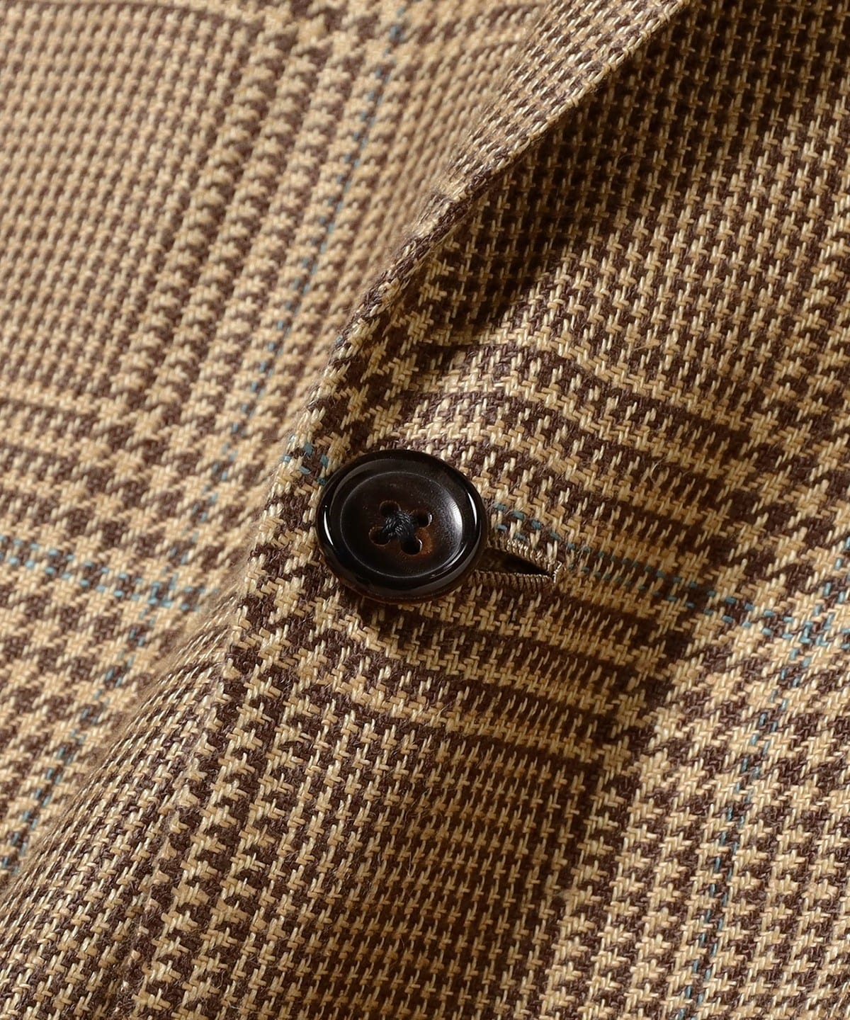 BEAMS F（ビームスF）HANDMADE MAGEE リネン グレンプレイド