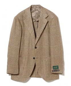 HANDMADE MAGEE リネン グレンプレイド ジャケット