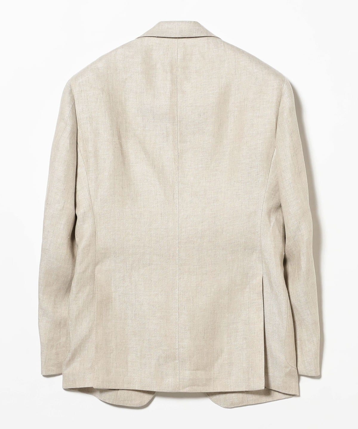 【リネン100%・美品】BEAMS F　テーラード　アイボリー　50　貝ボタン BEAMS F（ビームスF）EASY BAIRD McNUTT リネン ジャケット