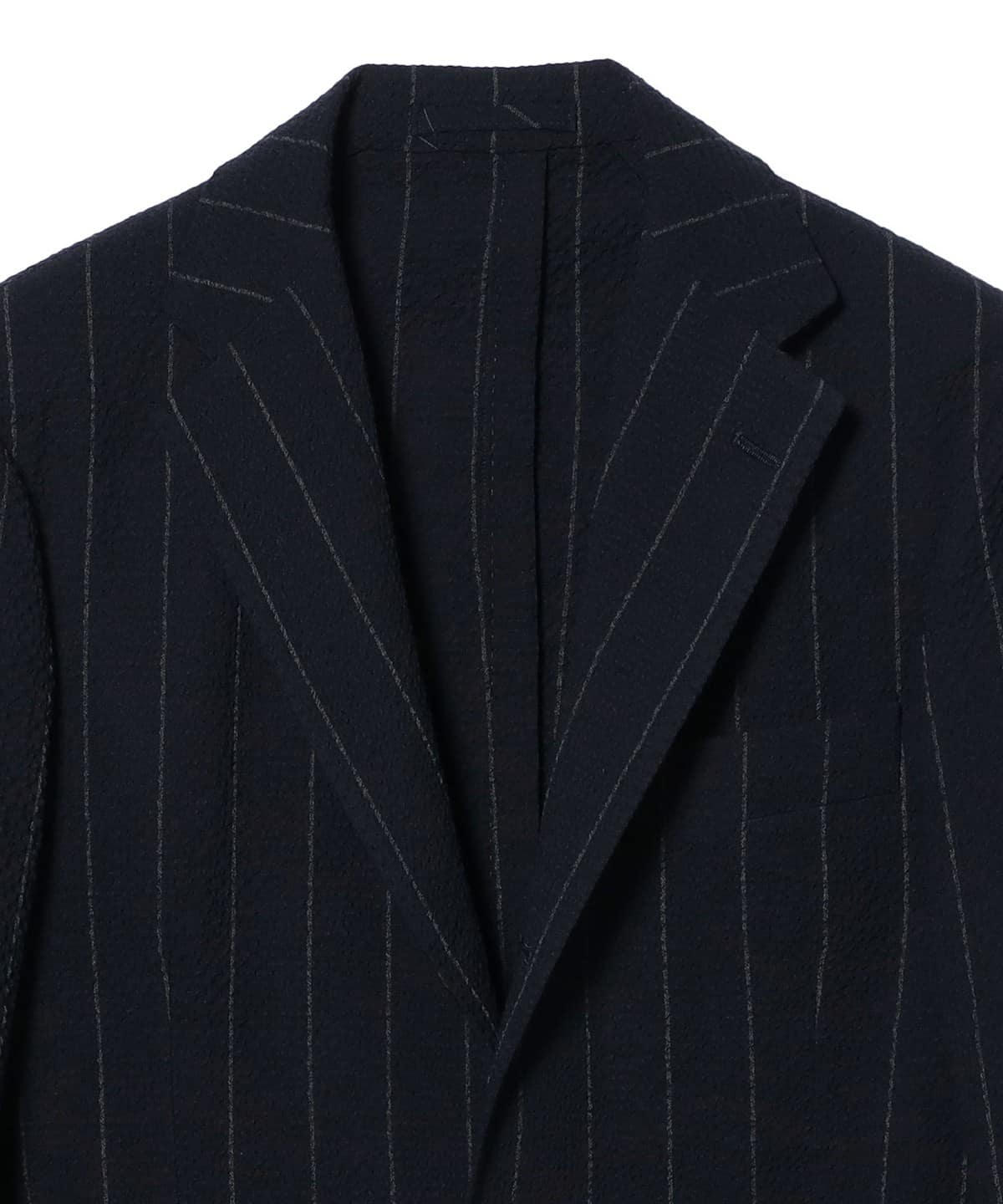 BEAMS F（ビームスF）NEW EASY ANGELICO シアサッカー ストライプ