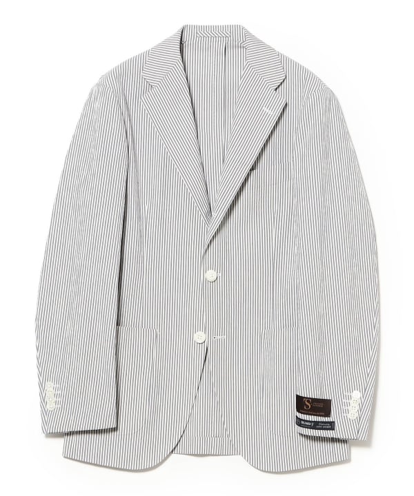 BEAMS F（ビームスF）NEW EASY SONDRIO シアサッカー ジャケット