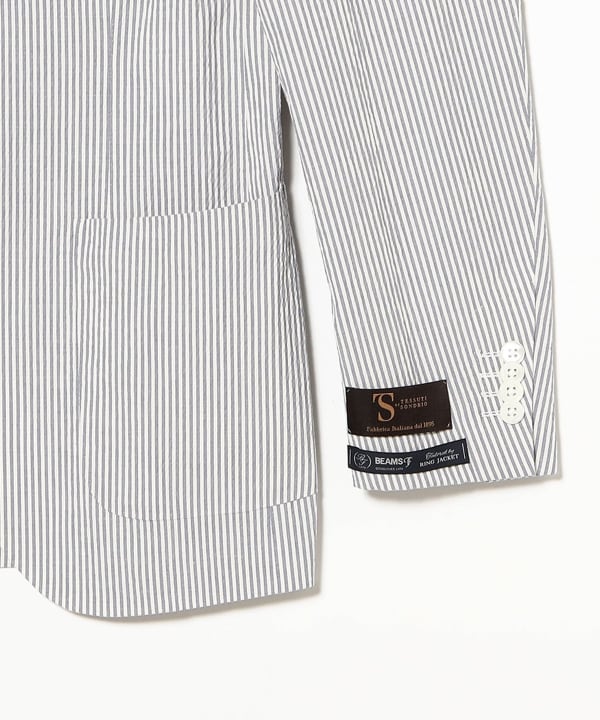 BEAMS F（ビームスF）NEW EASY SONDRIO シアサッカー ジャケット