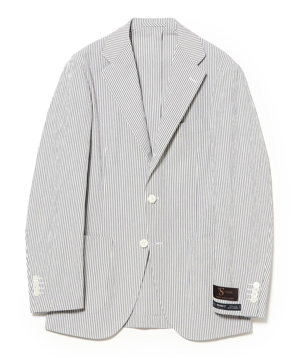 BEAMS F（ビームスF）NEW EASY SONDRIO シアサッカー ジャケット