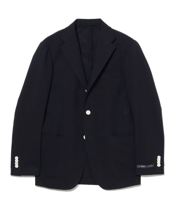 BEAMS F（ビームスF）NEW EASY ジャパンウール ネイビー ジャケット