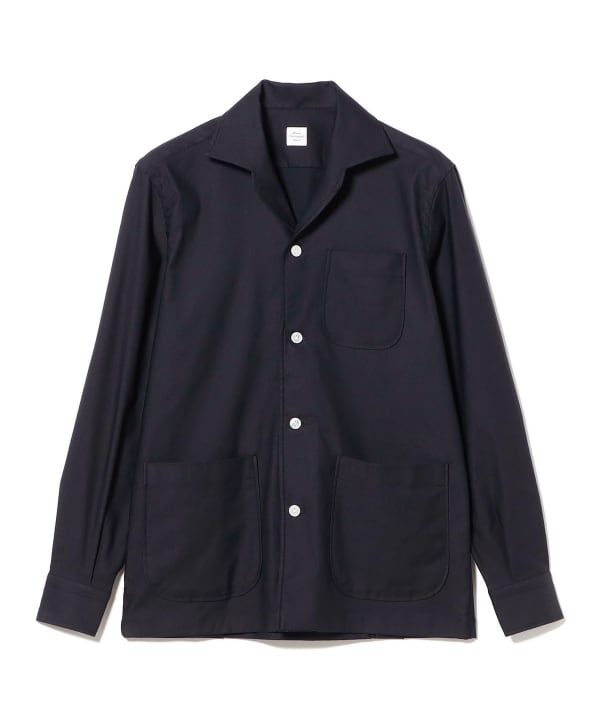 【別注】Maria Santangelo / MARCELLO ミックスファブリック シャツ ジャケット