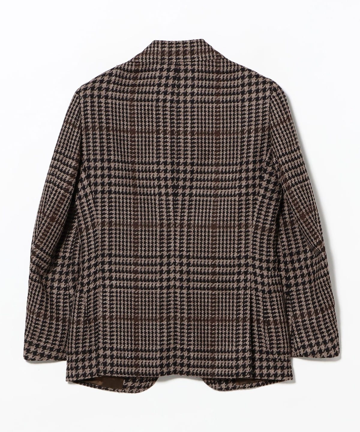 美品 ビームスエフ グレンプレイド Calvert&Clapham社生地 段返り BEAMS F（ビームスF）【別注】Stile Latino / FAUSTO ミックス