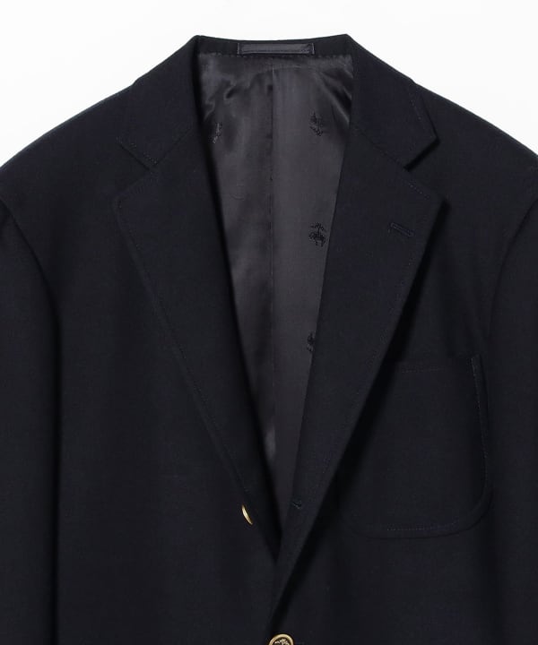 【別注】Brooks Brothers / ウール フランネル クレイジーボタン ブレザー