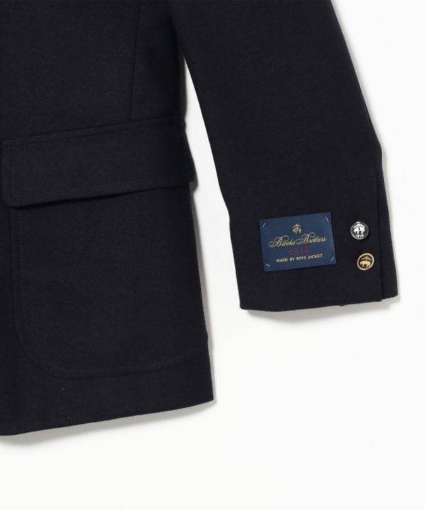 【別注】Brooks Brothers / ウール フランネル クレイジーボタン ブレザー