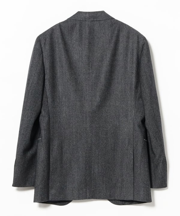 B OTTO LI Wool Cashmere Denim-Style Blazer