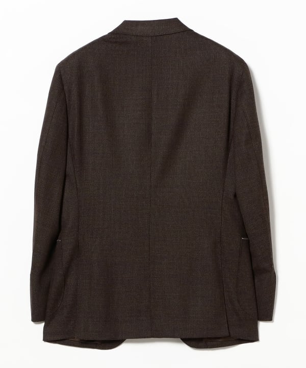 BEAMS F（ビームスF）CARLO BARBERA ウールストレッチ ブラウン
