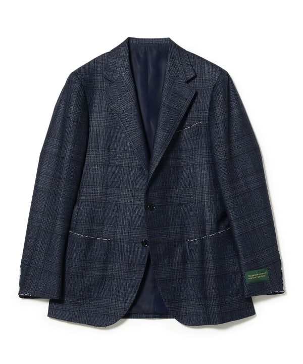 LORO PIANA FABRIC 混紡格紋西裝外套