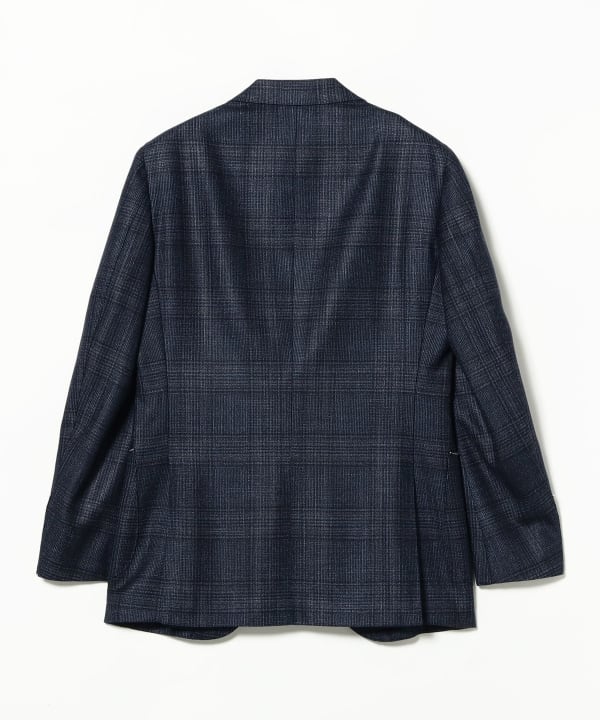 LORO PIANA FABRIC 混紡格紋西裝外套