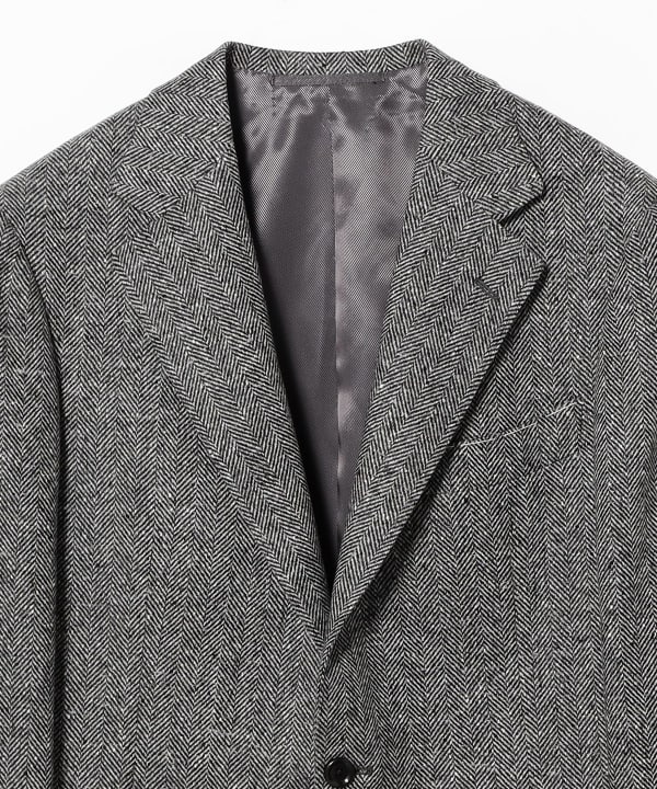 Ermenegildo Zegna Wool Cashmere Herringbone Jacket