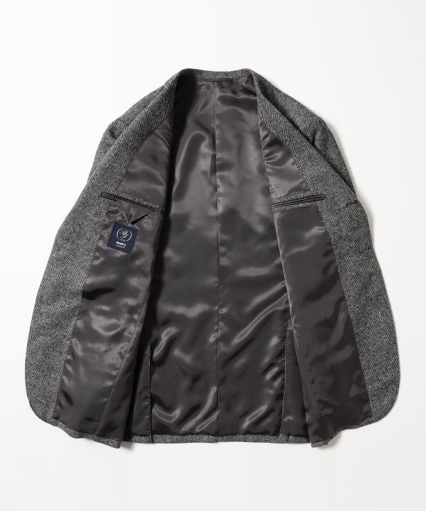 Ermenegildo Zegna Wool Cashmere Herringbone Jacket