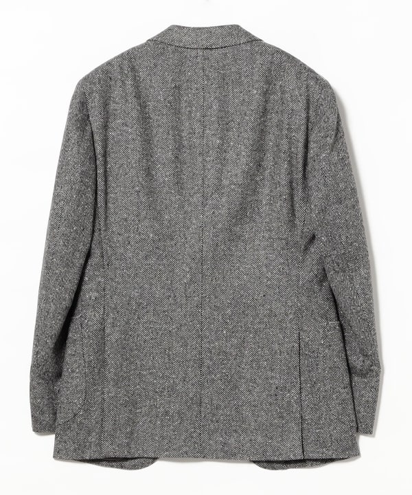 Ermenegildo Zegna Wool Cashmere Herringbone Jacket
