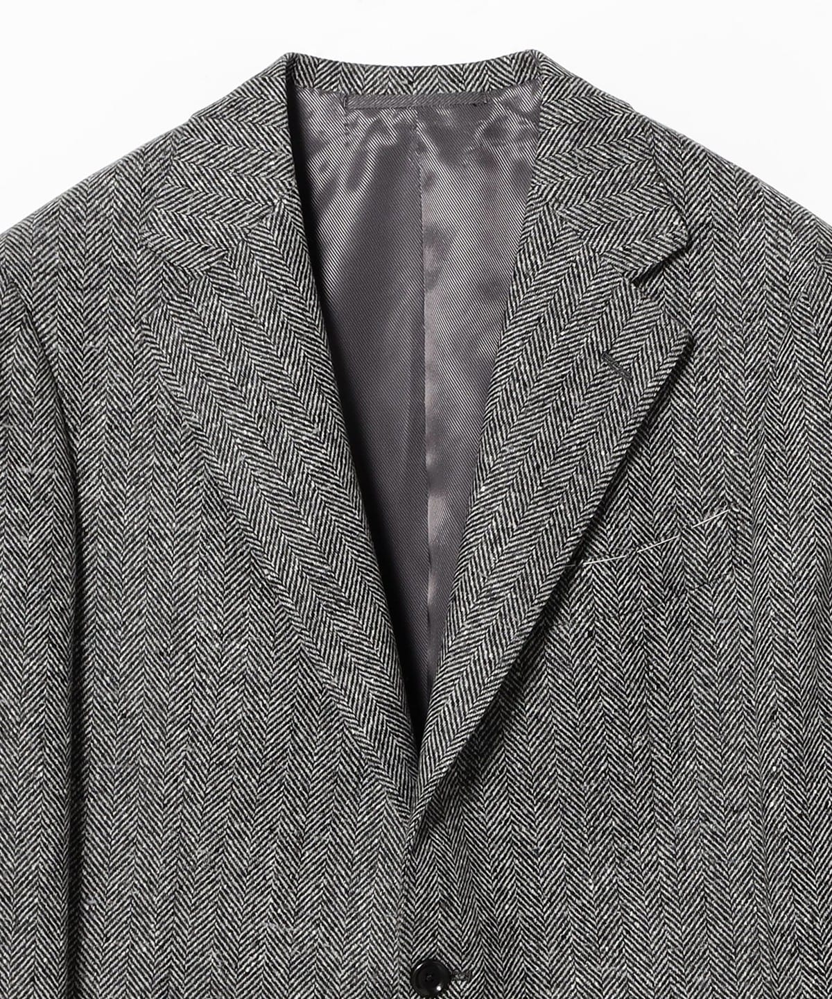 Ermenegildo Zegna 羊毛羊絨人字紋外套