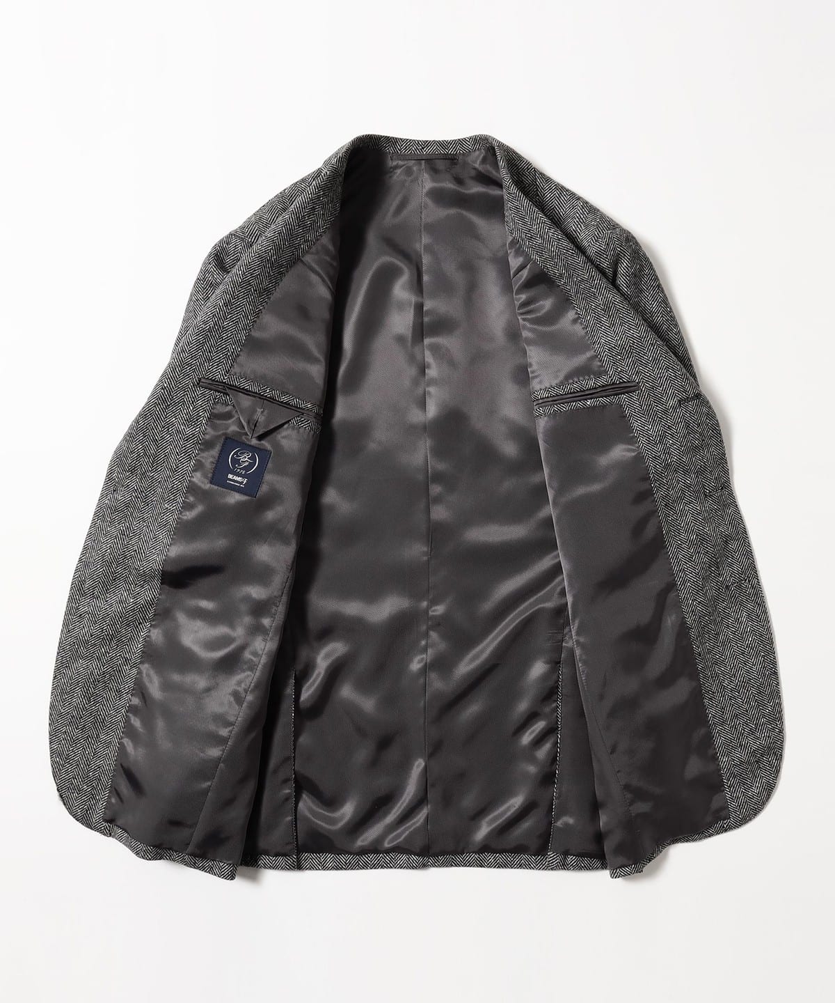 Ermenegildo Zegna 羊毛羊絨人字紋外套