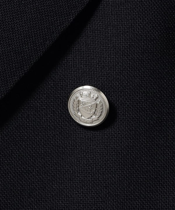 BEAMS F EXCLUSIVE FABRIC ウール ダブルブレスト ブレザー