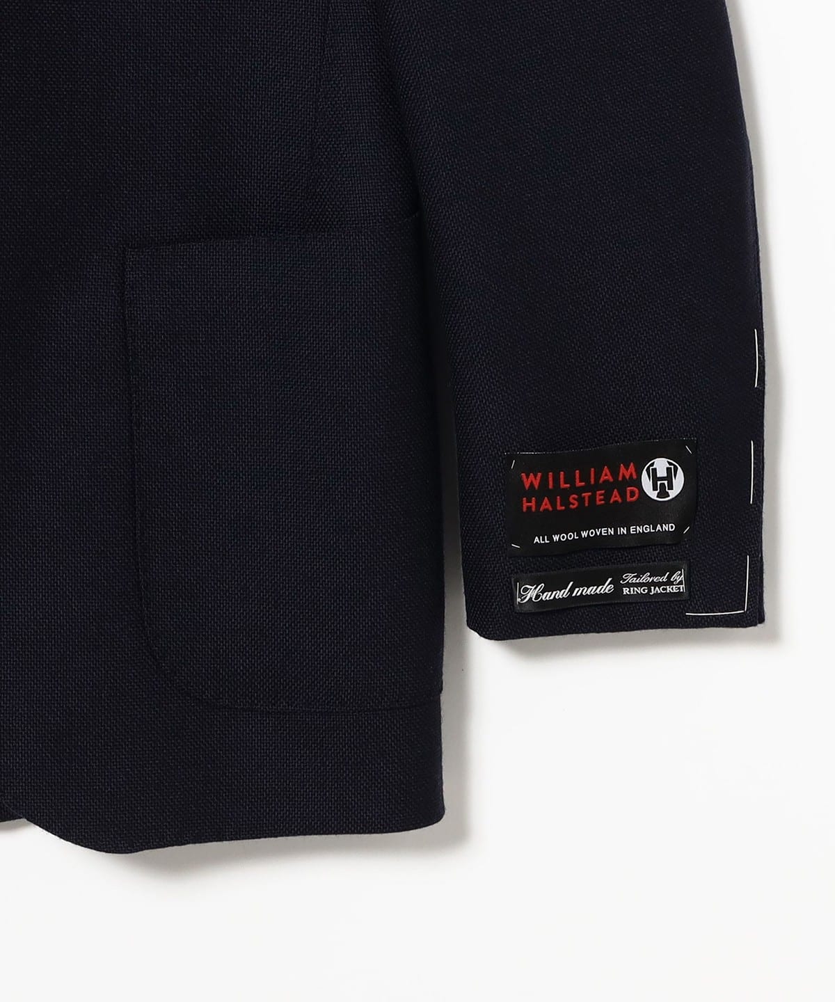 HANDMADE WILLIAM HALSTEAD 羊毛西裝外套