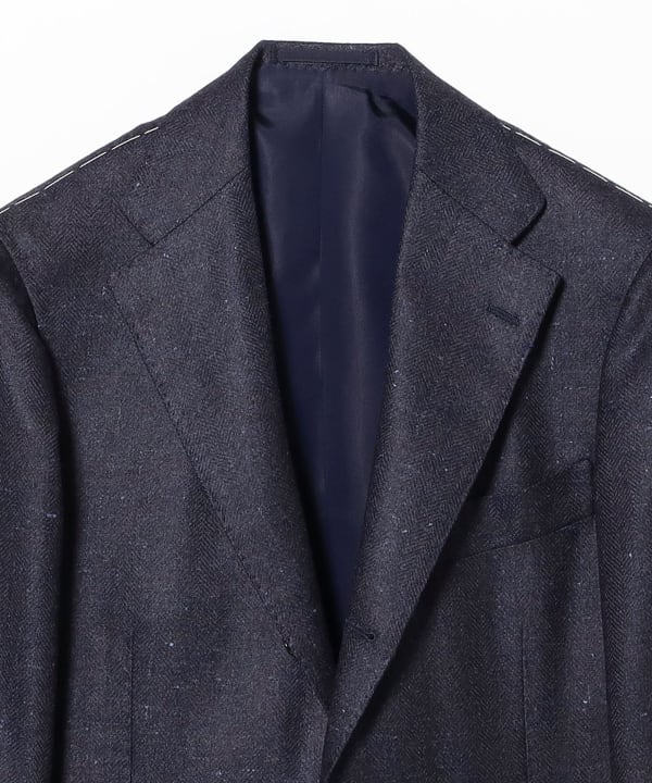 HANDMADE LORO PIANA FABRIC ミックスファブリック ホームスパン ジャケット