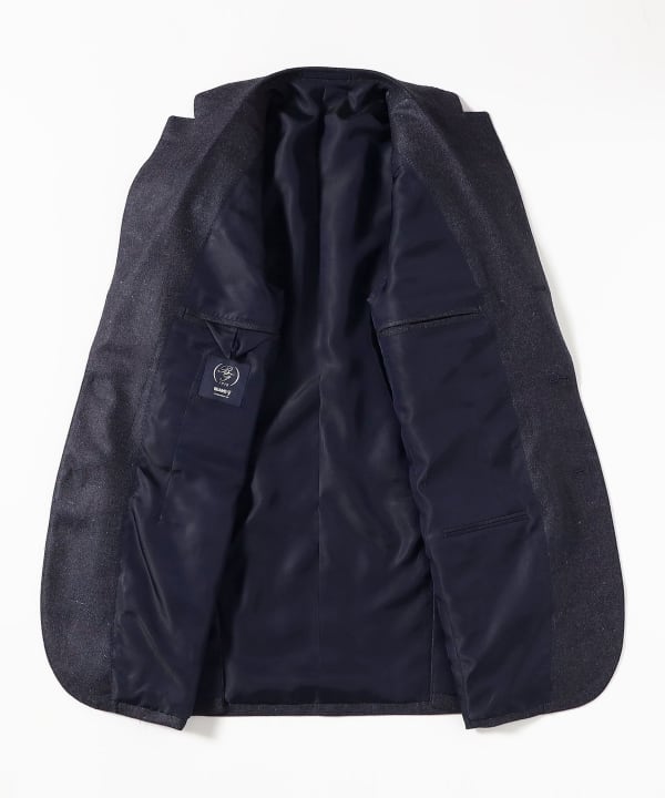HANDMADE LORO PIANA FABRIC ミックスファブリック ホームスパン ジャケット