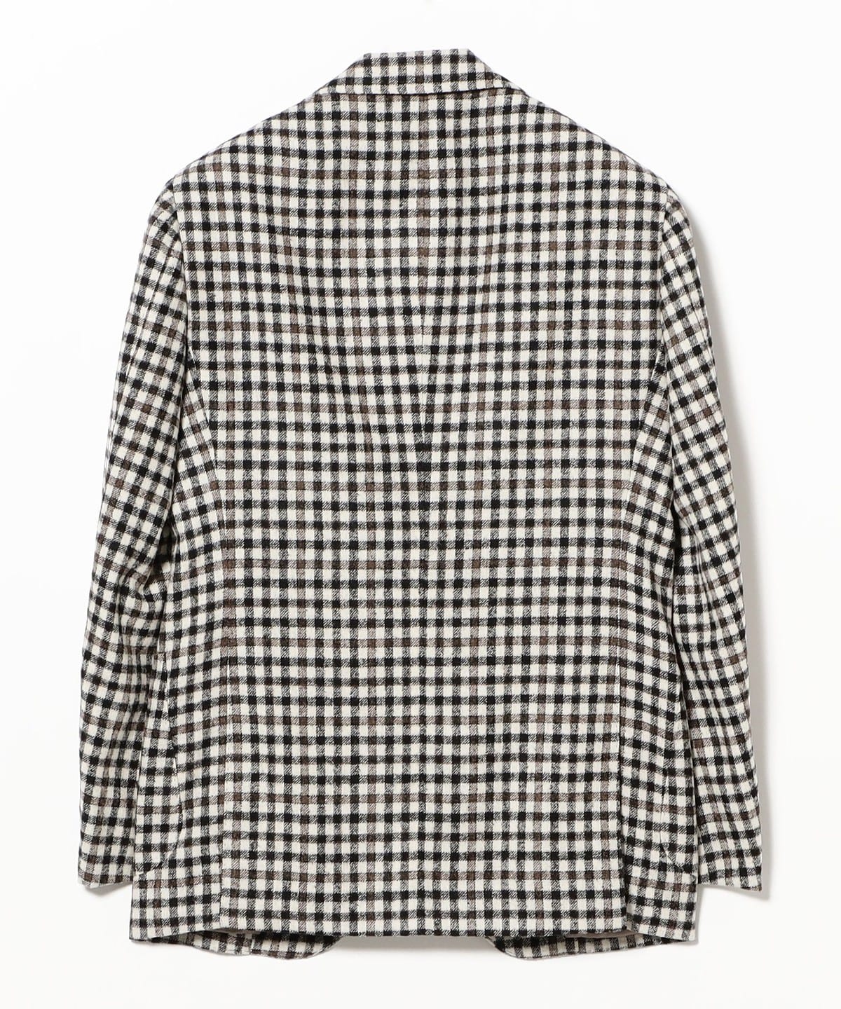 BEAMS F テーラードジャケット BEAMS F（ビームスF）HANDMADE FERLA ミックスファブリック チェック