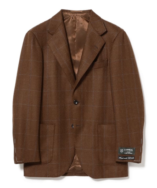 HANDMADE DORMEUIL アルパカカシミヤ ウインドウペーン ジャケット