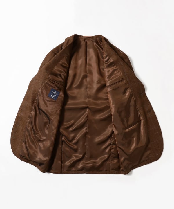 HANDMADE DORMEUIL アルパカカシミヤ ウインドウペーン ジャケット