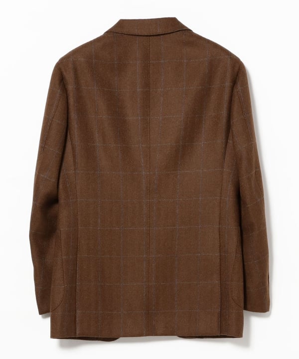 HANDMADE DORMEUIL アルパカカシミヤ ウインドウペーン ジャケット