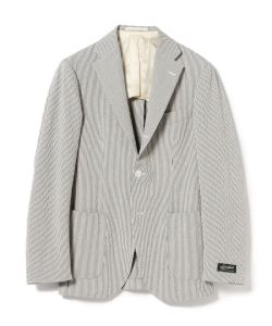 ▲BEAMS F / SUBALPINO シアサッカー 3ボタン イージージャケット