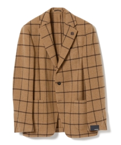 LARDINI / EASY ウインドウペーン 3ボタンジャケット